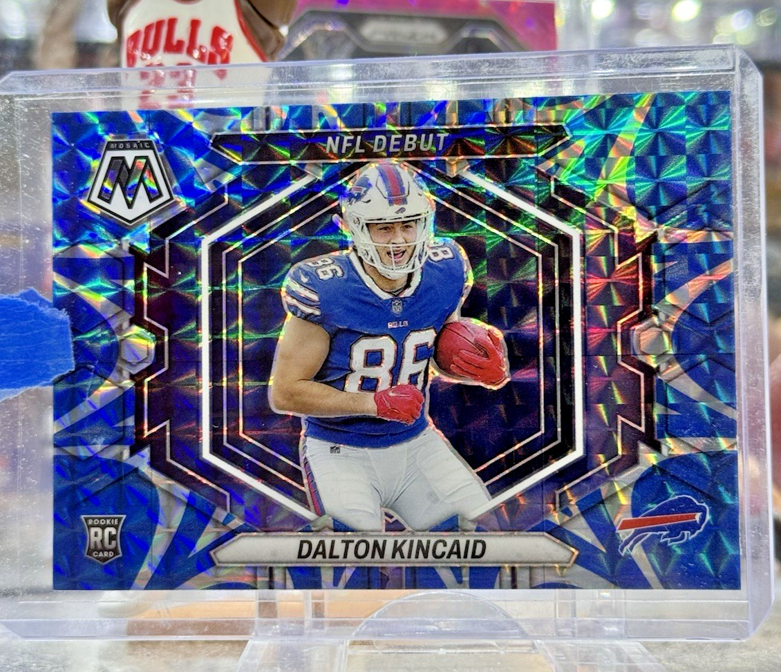 2023 Panini Mosaic NFL Debut Dalton Kincaid Reactive Blue (RC) #ND-20 Bills