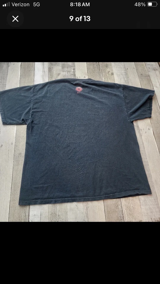 Camiseta De Colección Nike Shox Oz Diagrama Gráfico Desteñido Envejecido Para Hombre XL Foto 2 de 4