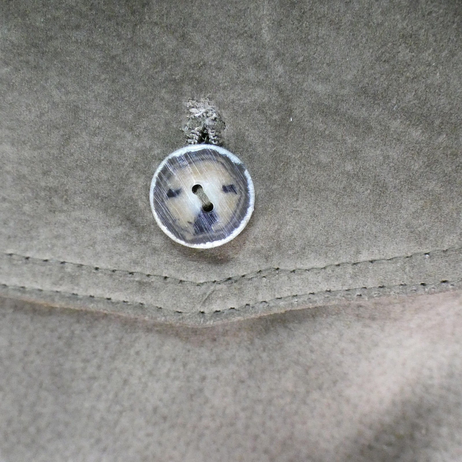 Vintage Patchwork Suede Leather Wool Jacket Women… - image 8