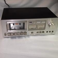 PIONEER CT-F500 Cassette Deck NEEDLE METERS Japan Made 70s Silver REWIND ISSUES