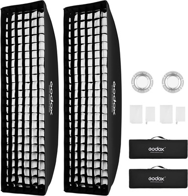 13 X 63 Inch Strip Beehive Honeycomd Grid Softbox with Bowens Mount Speedring Co