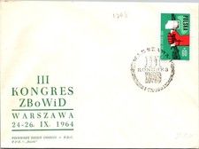 BH GOLDPATH: Poland cover 1964 first day BH014_P07