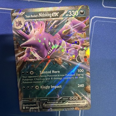 Team Rocket's Nidoking ex - Destined Rivals 119/182 Pokemon TCG English
