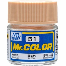 Mr. Hobby Mr. Color Lacquer C051 Semi-Gloss Flesh C51 10ml