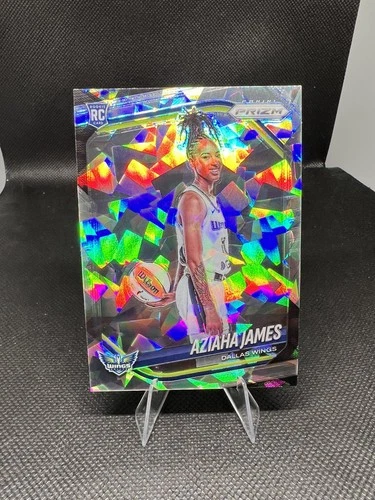 Aziaha James - 2025 Panini Prizm WNBA - Rookie Variation #141 Ice Prizm (RC)
