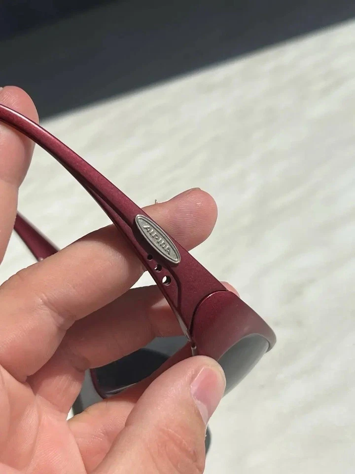 ВИНТАЖНЫЕ 90-х БОРДОВЫЕ СОЛНЦЕЗАЩИТНЫЕ ОЧКИ ALPINA ГЕРМАНИЯ GORPCORE ОТКРЫТЫЙ Y2K OAKLEY СТИЛЬ - Изображение 4 из 4