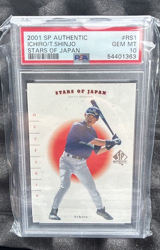 Ichiro, T. Shinjo #RS1 2001 SP Authentic Stars of Japan card