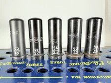 Lot of 5 Tube Mixed Brand 6L6 Metal Tested Good Tube