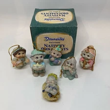 2001 Dreamsicles Nativity Christmas Tree Ornament With Box Set of 6