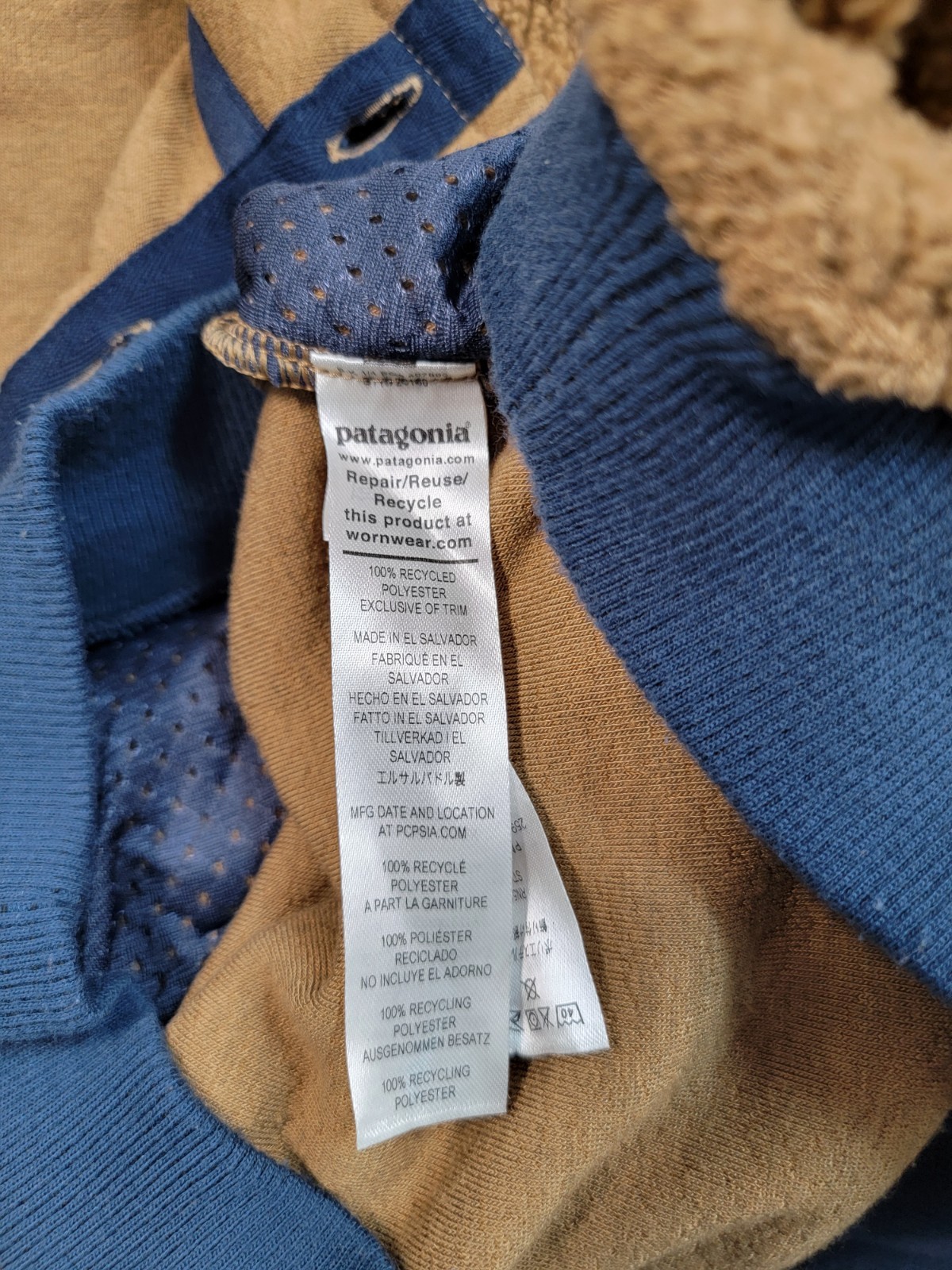 Patagonia Shearling Button Pullover Sweatshirt Me… - image 7