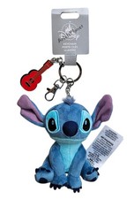 Disney Parks Stitch Guitar Bag Charm Keychain Plush