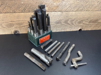 Meda Superior Import Boring Bars 12pc 3/4 C6 + Misc Lathe Tool Holders Criterion