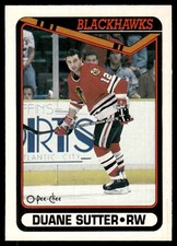 1990-91 O-Pee-Chee ! Duane Sutter Chicago Blackhawks #466