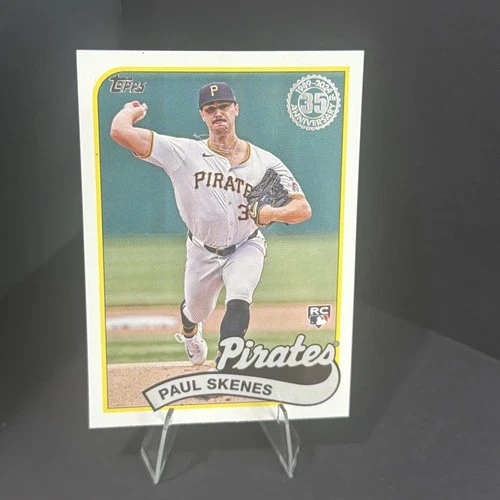 2024 Topps Update #89US-46 Paul Skenes RC 1989 Topps Baseball Rookie Insert Card