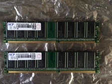 NCP 1GB DDR1 ram pair, 2 modules total of 2GB