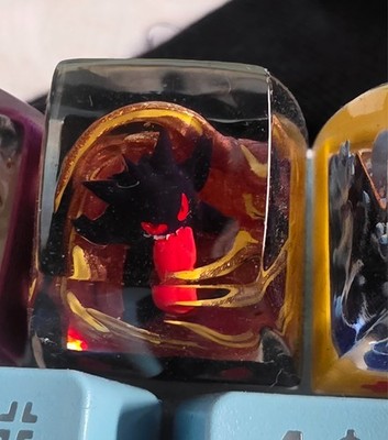 Pokemon Keycap Gengar Artisan handmade