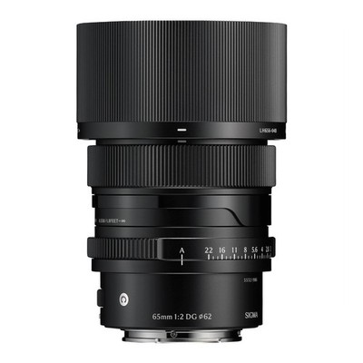 Sigma 65mm F2 DG Black Contemporary Lens for Sony E Mount