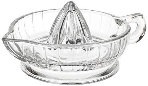 HIC Citrus Juicer Reamer with Handle and Pour Spout, Heavywe