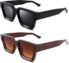 Gafas de Sol para Hombre Polarizadas Lentes para Conducir Proteccion UV Negro