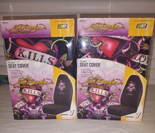 Ed Hardy Love Kills Slowly Christian Audigier Seat Covers Set Of 2