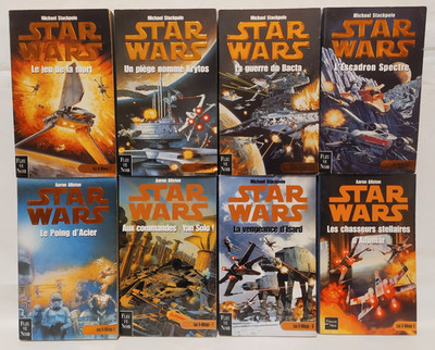 Star Wars Buch Set Die X-Wins 2 bis 9 - Black River - Sehr guter Zustand