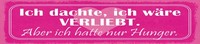 Blechschild 10X46 Cm Ich Dachte, Ich WäRe Verliebt Deko Geschenk Schild