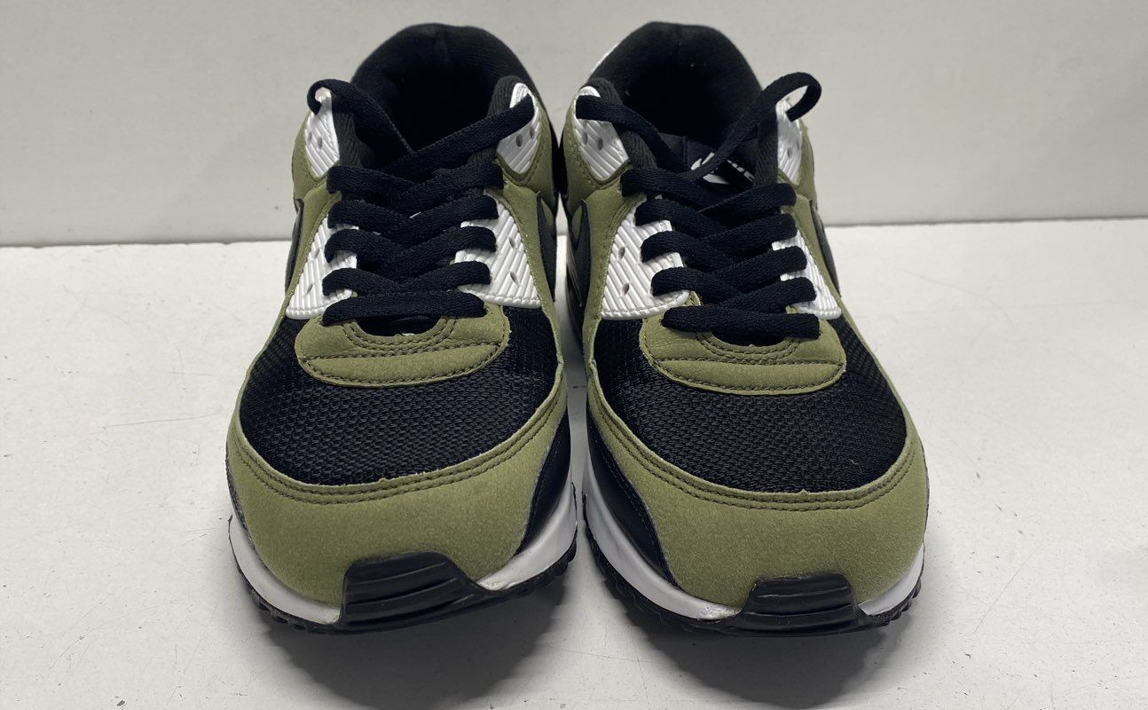 Nike Olive/black/white Solid Sneaker Athletic Sne… - image 2