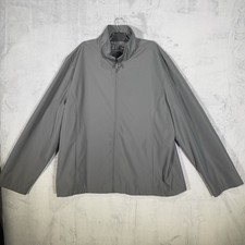 Structure Gray Zip-Up Lightweight Jacket Men s L Full Zip Stand Collar Pre-Owned