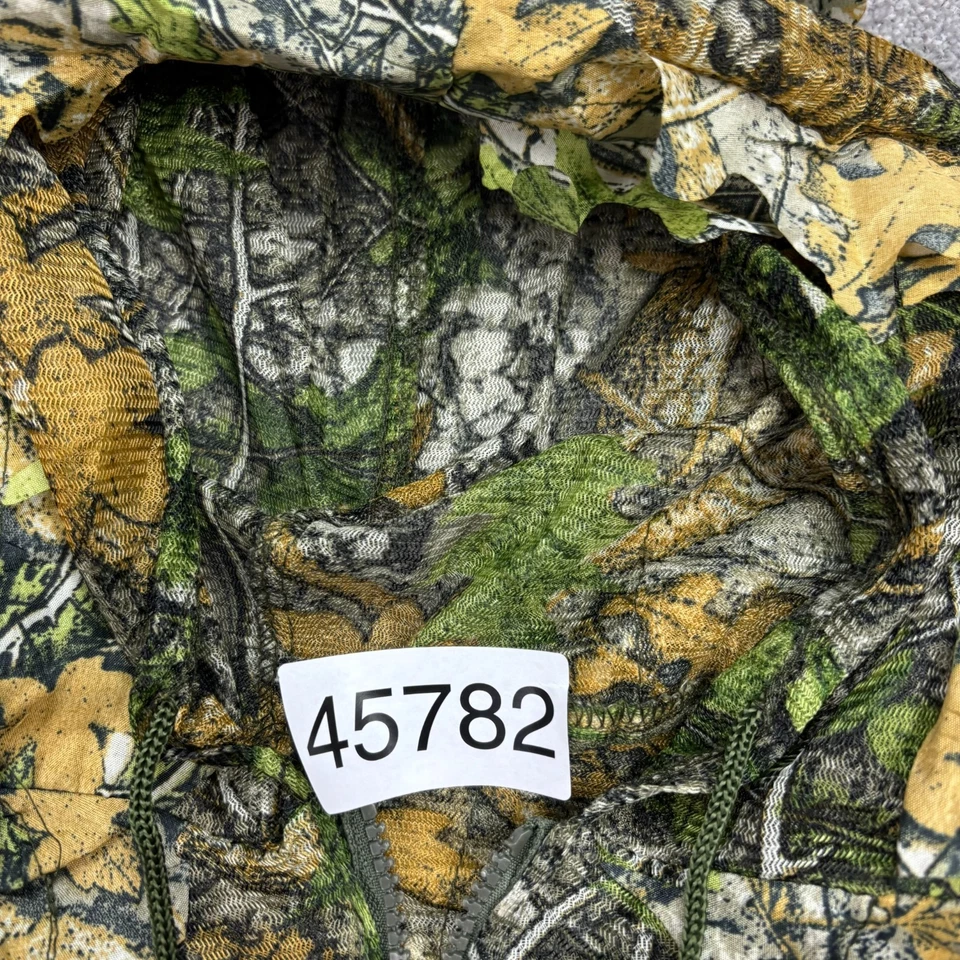 RealTree Jacket Womens Large Brown Workwear Camo Hunting Ghillie Hood Lady - Image 4 of 4