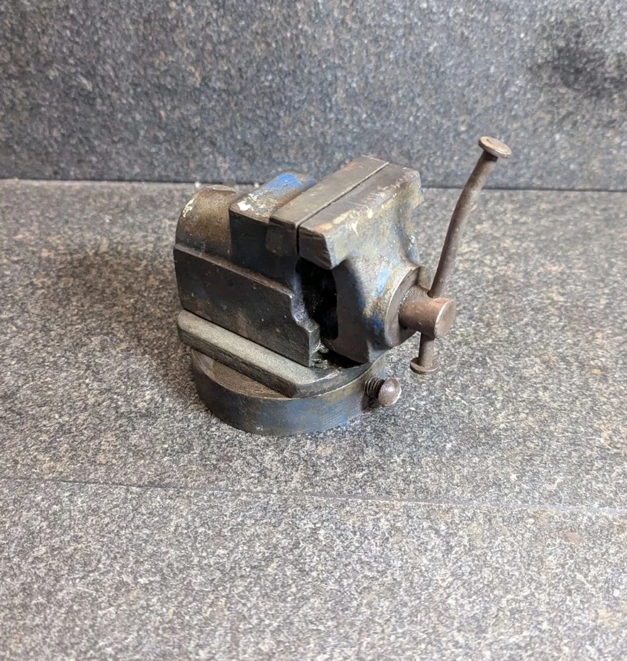 W-B Leinen Schraubstock  drehbar klein gebraucht - Bild 2 von 4