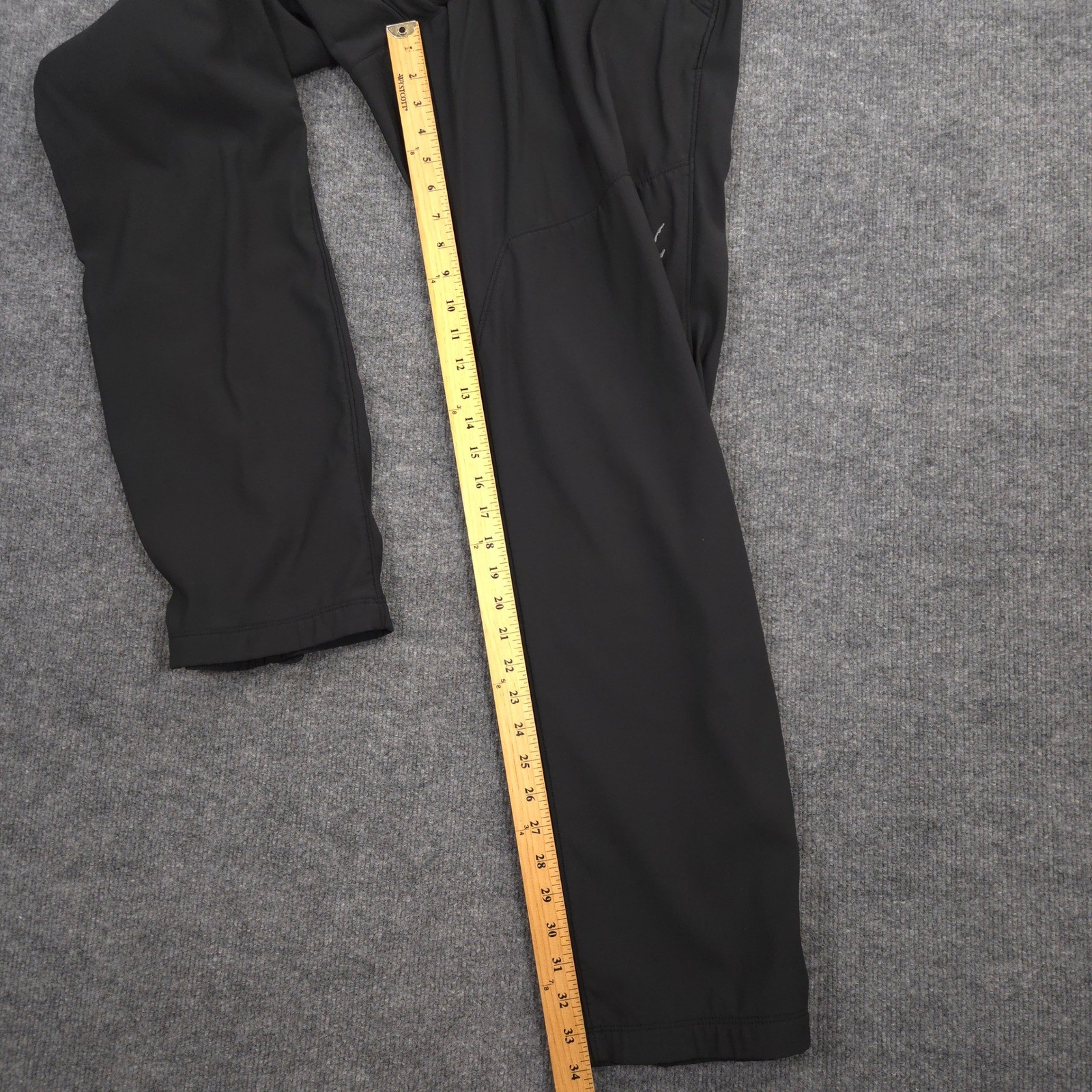 Ibex Pants Mens 34X34 Black Climawool Lite Softshell Outdoor Performance Hiking