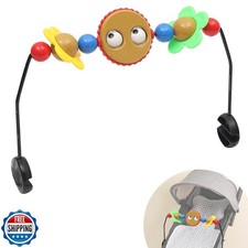VIKOS Products Toy Bar for Baby Bouncer, Googly Eyes Toy Plays Music and Ball