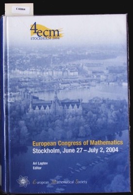 European Congress of Mathematics. Stockholm June 27 - July 2 2004.