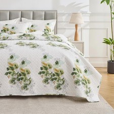 Luxury Printed Quilt Set King Size, Lightweight Comforter Set, Oversized Beds...
