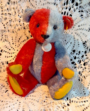 Steiff Classic Mohair Harlequin Teddy Bear Over 13" 003530