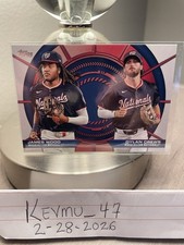 2025 Topps Series 2 - Dynamic Duos James Wood, Dylan Crews #DD-6 (RC)