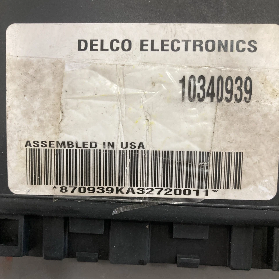 Módulo de control de carrocería Buick Century 2004 2005 10340939 Foto 2 de 4