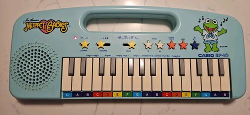 Muppet Babies Casio EP-10 Battery Keyboard (1987) Musical Instrument (WORKS)