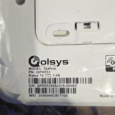 Qolsys IQ4Hub Home Automation Module Hub, White, 7V, MPN IQPH053