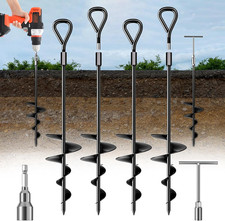 18''/30" Long Ground Anchor, Heavy Duty Earth Anchors Ground Anchors Screw in Ki