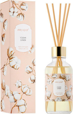 Reed Diffuser Oil Set with Reed Sticks Clean Linen Aromatherapy Oil Scent Diffu