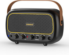 Mini Guitar Amplifier for Electric Guitars 5W Two Speakers Rechargeable Portable