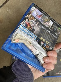 PS4 Video Game Lot 4 Wolfenstein 2,jurassic World,mortal Kombat Injustice D4