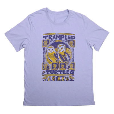 Trampled By Turtles First Avenue Palomino Owls T Shirt Full Size S-5XL
