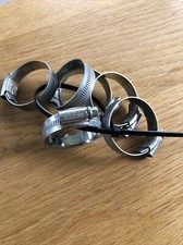 jubilee clips size 1M 32-45mm genuine Uk made 6 Clips Total