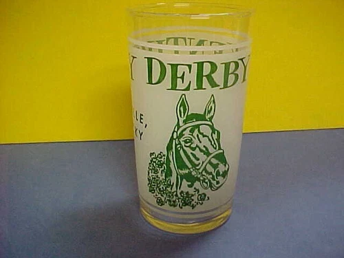 Vintage Kentucky Derby Bar Glass No Date