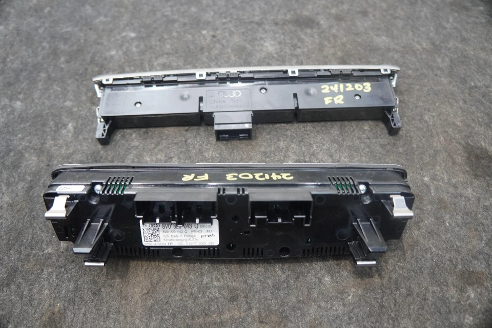 Conjunto painel calor AC controle climático interruptor de estacionamento de perigo 8V0820043Q Audi S3 A3 17-19 - Imagem 4 de 4