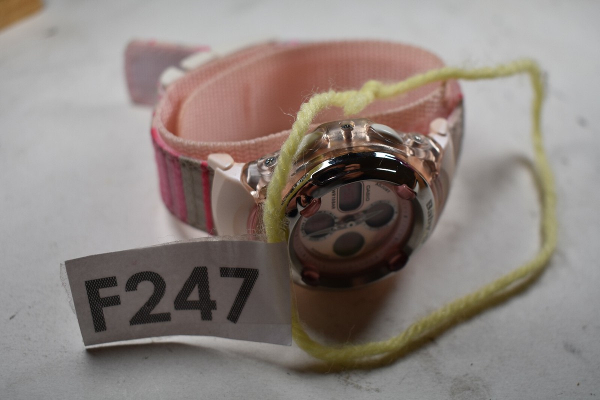 RARE! Circa 2004 Casio Baby-G Women's Pink Watch BG 60BD RED