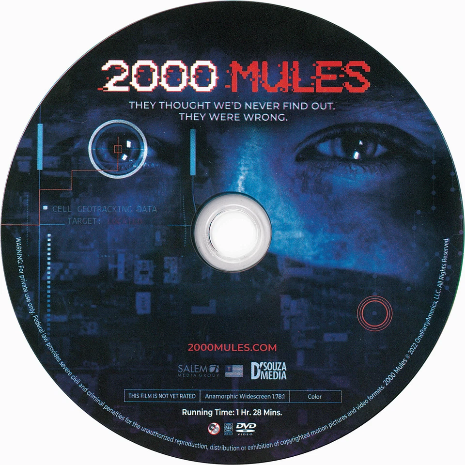 2000 Mules - DVD Fast Shipping - Image 2 of 3