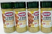 LOT 4 Kingsford Lemon & Pepper All Purpose Seasoning Caribbean Citrus 3.5 ozSeal